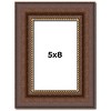 PosterPalooza | Photo Size Traditional Brown Picture Frame - UV Acrylic, Foam Board Backing, Hanging Hardware - 2 of 4