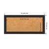Amanti Art Accent Bronze Narrow Framed Corkboard, Natural Cork - 4 of 4