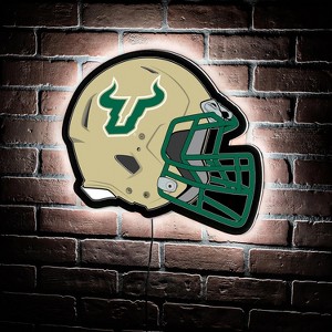 Evergreen Ultra-Thin Edgelight LED Wall Decor, Helmet, University of South Florida- 19.5 x 15 Inches Made In USA - 1 of 4