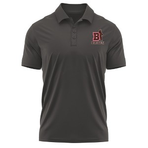 Brown University Adult Polo Left Chest Logo, Athletic Heather - 1 of 4