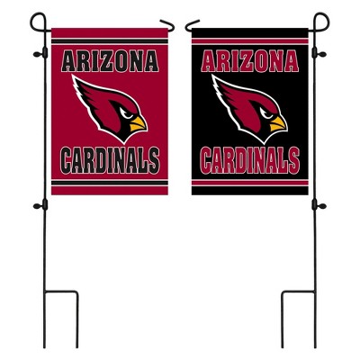 Evergreen Garden Flag Embossed Suede, Arizona Cardinals Double Sided Indoor Outdoor Decor 18" x 12.5"