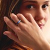 Pure Collection by Ross-Simons 1.30 ct. t.w. Lab-Grown Sapphire Ring in 18kt Gold Vermeil - 2 of 4