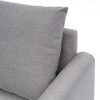 MAE Mid-Century Modern Curved Arm Sofa with Solid Wood Legs, Mellow - 3 of 4