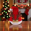 Unique Bargains Christmas Hat Adult Large Antler Christmas Hat Polyester 11.42"x15.35" 1 Pc - 2 of 4