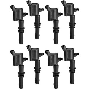 VEVOR Ignition Coil Pack, Set of 8, Compatible with Ford Expedition F150 F250 F350 Lincoln Mark LT Lincoln Navigator, Black - 1 of 4
