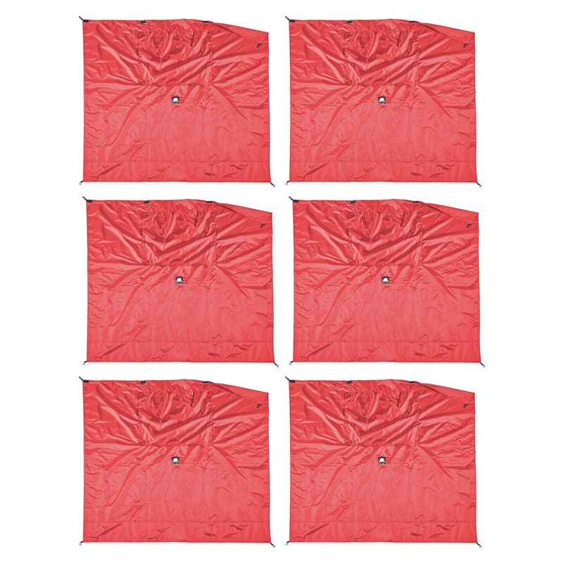 Clam Quick-Set Screen Hub Red Fabric Wind & Sun Panels, Accessory Only (6 Pack), 1 of 5