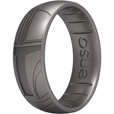 Enso Rings Star Wars The Mandalorian Classic Silicone Ring - Platinum