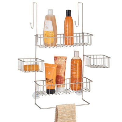 Jumblware Bamboo Shower Caddy, Hanging 3-tier Shower Organizer : Target