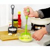 LunaLulinlk Potato Smasher, Pump-Action Potato Masher, Manual Press Potato Mashing Kitchen Gadget Tool - 2 of 4