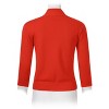 Women’s 3/4 Sleeve Cropped Cardigan Sweaters Open Front Knit Short Bolero Shrugs - 3 of 4