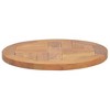 vidaXL Table Top Solid Teak Wood Round 1" 15.7" - 2 of 4