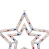 Northlight 17" Lighted Patriotic Star Window Silhouette Decoration - Red White and Blue - image 4 of 4