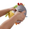 HABA Discovery Ball - Plush Fabric Machine Washable Rattling Baby Toy with Tags & Loops - 3 of 4