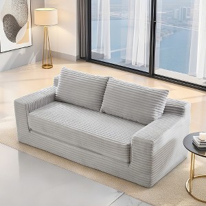 Lycvki Convertible 2-in-1 Design Sofa with Memory Foam and Steel Frame - 1 of 4