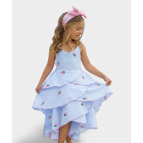 Pretty Petal Southern Belle Tiered Dress Mia Belle Girls - image 1 of 4