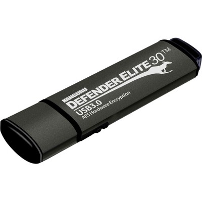 Kanguru Defender Elite30 Hardware Encrypted USB Flash Drive 64G - KDFE3064G