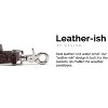 Tiger Tail LEATHERISH Dog Leash - Waterproof and odor proof alternative-leather leash - image 4 of 4