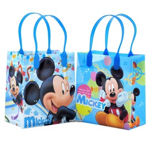 Disney Mickey Mouse Reusable Party Favor Goodie Small Gift Bags 12 (12 Bags) - 1 of 1