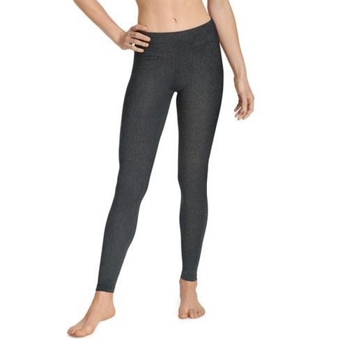 Jockey Women's Blended Size Basic Legging XS-S Charcoal Heather