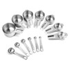 Last Confection 13-Piece Stainless Steel Measuring Spoon & Cup Set - Measurements for Spices, Cooking & Baking Ingredients - 2 of 4