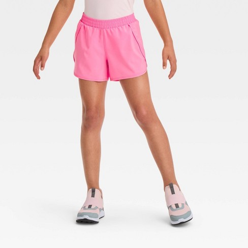 Girls' Run Shorts - All In Motion™ Pink Xl : Target