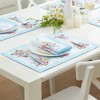Rose Cottage Engineered Placemats, Set of 4 - Multicolor - 13x19 - Elrene Home Fashions - 3 of 4