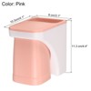 Unique Bargains Durable Plastic Magnetic Two-in-One Design No-Punch Installation Toothbrush Holder - 2 of 4