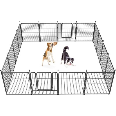 Rollick Dog Playpen for Yard 32 inch 16 Panels