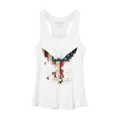 Women's Design By Humans M'erica Eagle By designpro44 Racerback Tank Top
