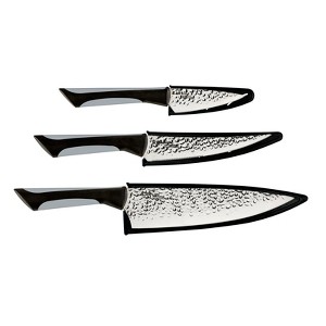 Kai Luna 3 Piece Knife Set, 8" Chef's, 6" Utility, 3.5" Paring Knife With Sheath - 1 of 3