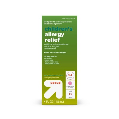 Photo 2 of **EXPIRATION 03/24**Cetirizine 5mg Allergy Relief Liquid - Bubblegum - 4 fl oz - up &#38; up&#8482;