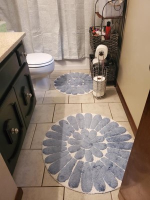 Bathroom Rugs 3 Piece Set - Non-slip Ultra Thin Bath Rugs For Bathroom  Floor[boston] : Target