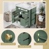 Mshliw 30 Inch Modern Bathroom Vanity with Sink, Storage Cabinet with 2 Drawers, Tip-Out Drawer and Soft Close Door, Resin Basin - 2 of 4