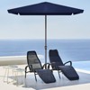 Hyleory 6.5 x 10/ 8x 10 ft Rectangular Patio Market Umbrellas for Outdoor, Large Outdoor Patio Umbrellas with Sturdy Ribs for Market, Garden, Pool - 2 of 4