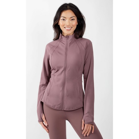 Yogalicious Womens Ultra Soft Lightweight Full Zip Yoga Jacket