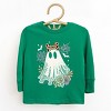Coquette Ghost Roses - Toddler Long Sleeve Graphic Tee and Youth Long Sleeve Graphic T-Shirt - 2 of 3