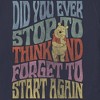 Women's Winnie the Pooh Distressed Did You Ever Stop to Think Quote T-Shirt - 2 of 4