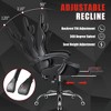 LACOO 2024 Upgraded Faux Leather Massage Gaming Chair with Footrest - 4 of 4