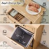 SinCiDo Tilt Out Laundry Hamper, Farmhouse Bathroom Storage Cabinet, w/ Drawers & Hidden 10 Gallon Trash Can Cabinet or Laundry Cabinet - 4 of 4