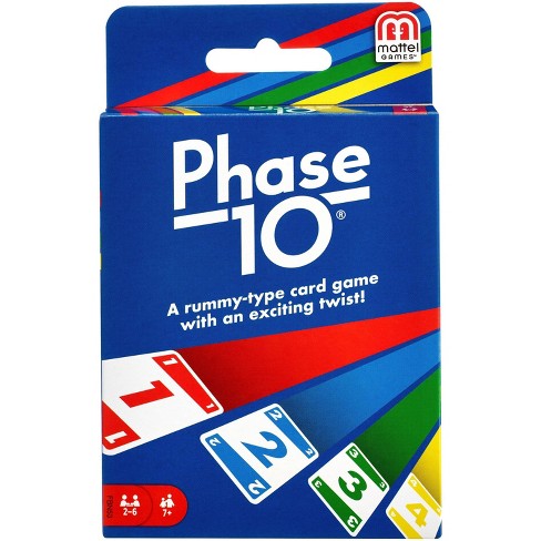 Plastic phase 10 cards