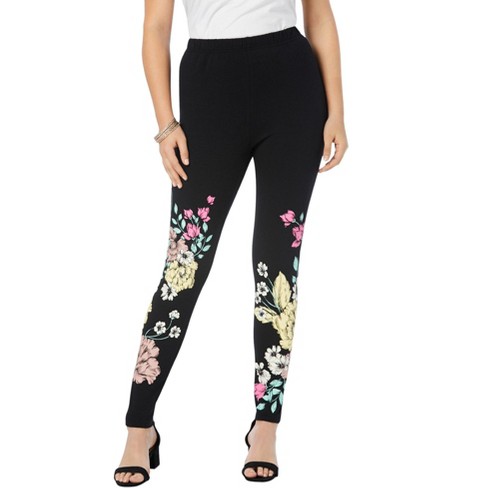 Trendy Printed Leggings for Plus Size Women