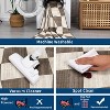 Acekool 2x6 Washable Plaid Rug – Modern Non-Slip Hallway Carpet, Stain-Resistant Geometric Design in Coastal Blue - 4 of 4