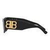 Balenciaga BB 0321S 002 Womens Cat-Eye Sunglasses Black 57mm - 3 of 3
