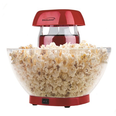 Hot Air Popcorn Popper Maker - Red