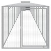 vidaXL Chicken Cage Light Grey Galvanized Steel Large Durable - 3 of 4