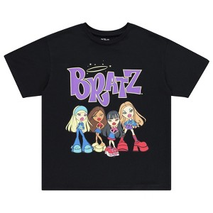 Ladies Original Bratz Dolls Shirt - Yasmin, Cloe, Jade, and Sasha - Bratz 1990's Vintage Throwback Graphic T-Shirt - 1 of 4