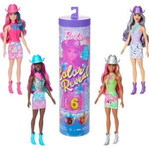 Barbie Color Reveal 11.5" Disco Star Series Fashion Doll & Accessories with 6 Surprises - 1 of 4