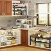 1 Set Multipurpose Expandable Cabinet Shelf Rack,Kitchen Countertop Cupboard Organizers And Pantry Storage Shelves Kitchen Under Sink Organizer - 4 of 4
