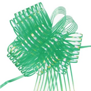 Unique Bargains Large Gift Wrapping Bows Chiffon Pull Bow Ribbon 15 Pcs - 1 of 4