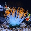 Unique Bargains Soft Silicone Glowing Aquarium Simulation Coral 4.72" Orange - 2 of 4